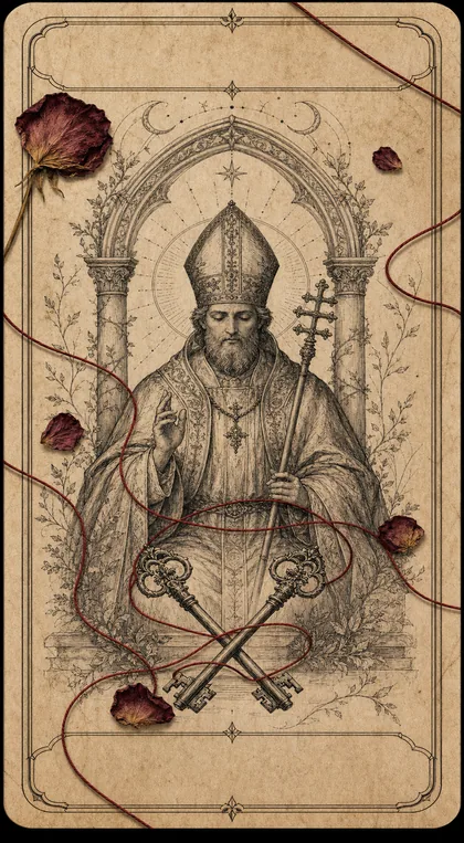 The Hierophant Fatewave tarot card art
