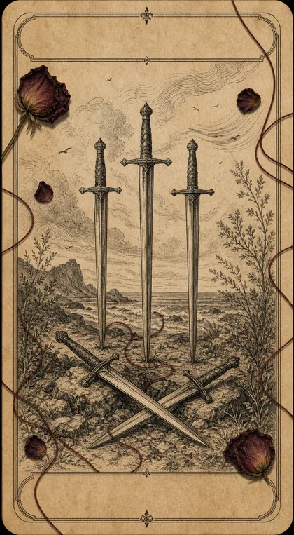 Five of Swords Fatewave tarot card art